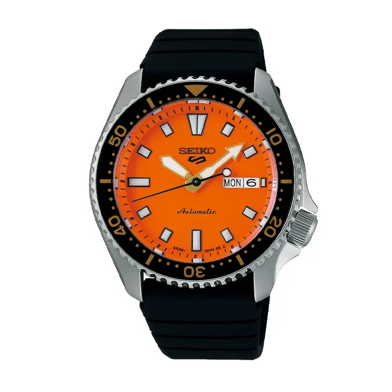 Seiko 5 Sports SKX Orange Dial Automatic Men’s Watch- SRPL89
